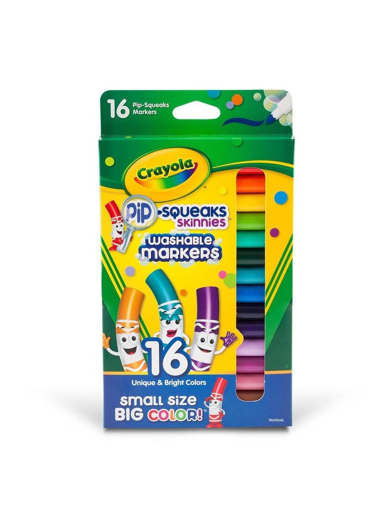 كرايولا ماركرز بيبي سكوكس سكينيز قابلة للغسل 16 قطعة - Image 3