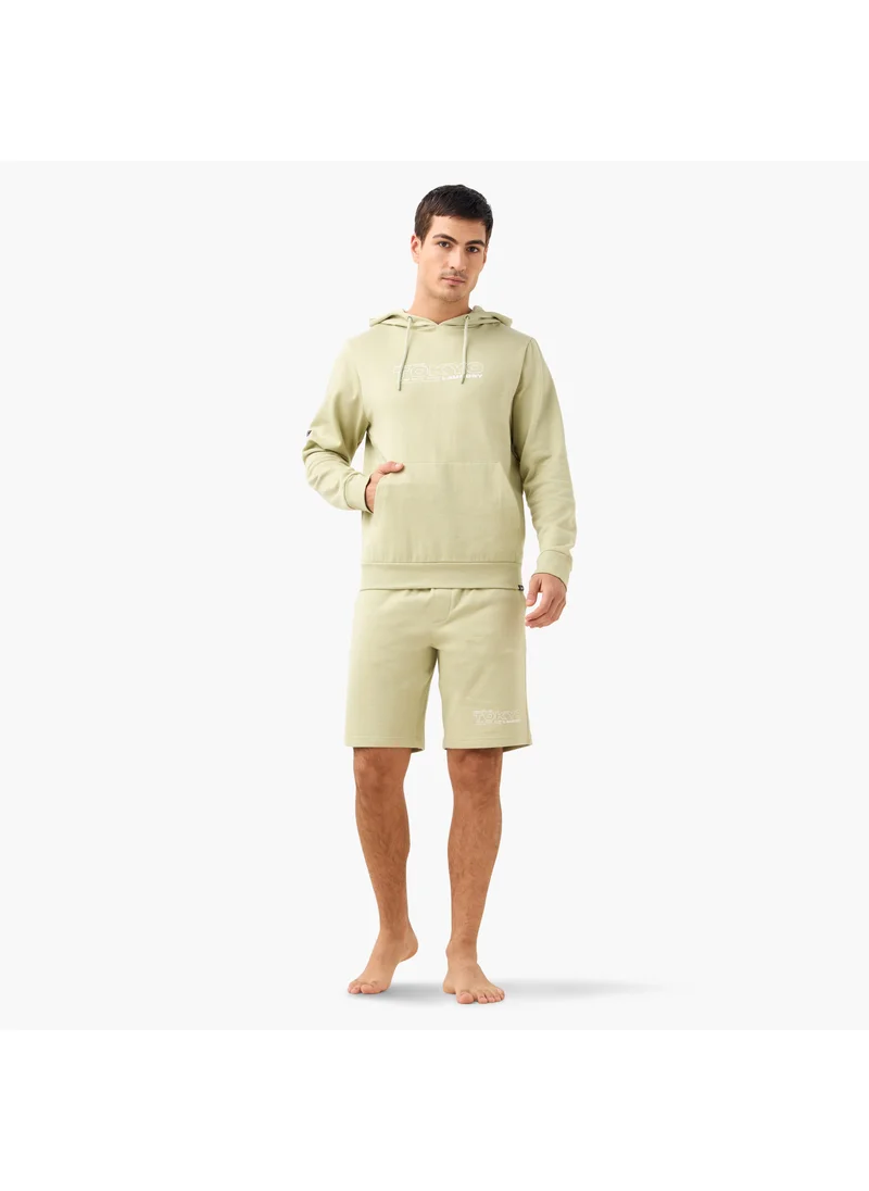 فاف Printed Hoodie and Shorts Set