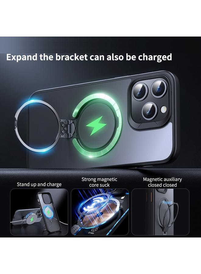 S-TOP Case For iPhone 12 Pro Max Double Ring MagSafe Magnetic Holder Phone Case - Image 3