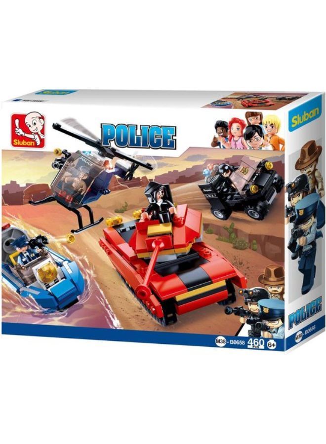 POLICE MMX SLUBAN POLICE II-CITY POLICE 460PCS
