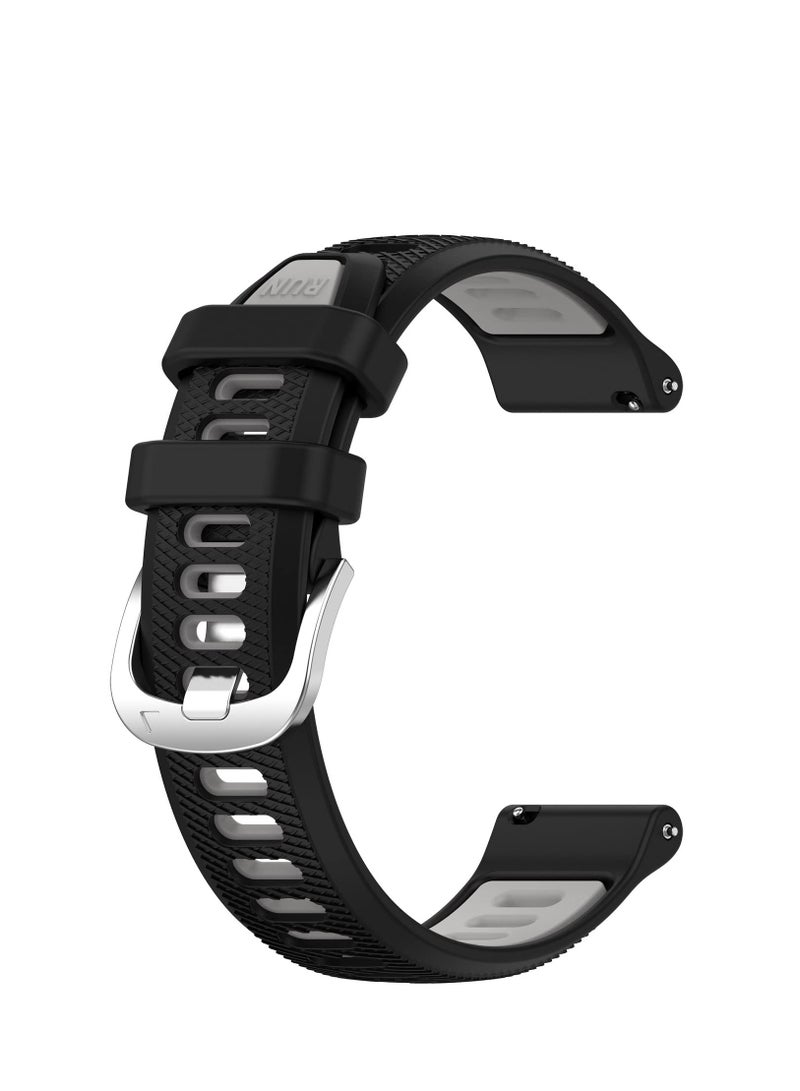 18mm Watch Bands Fit for Garmin Forerunner 265S 255S Vivoactive 4S Quick Release Silicone Replacement Watch Bands Straps Wristbands Bracelet Fit for Garmin Vivomove 3S/Venu 2S - Image 3