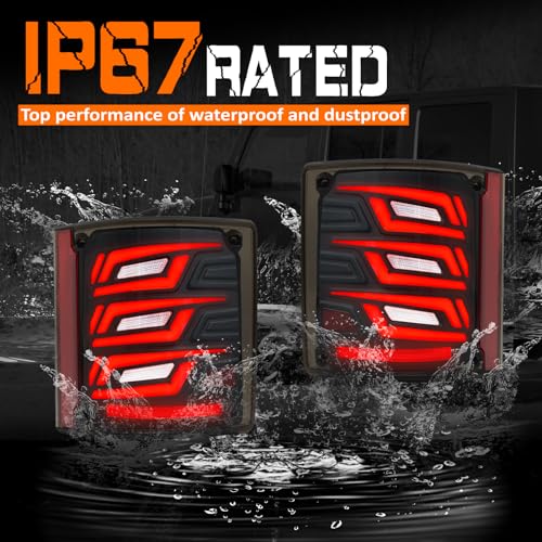 BOXLIGHT LED Tail Lights fit for 2018-2023 Honda Accord 10th&10.5th 4DR,Rear Lamps w/Dynamic Animation,Sequential Turn Signal - Image 3