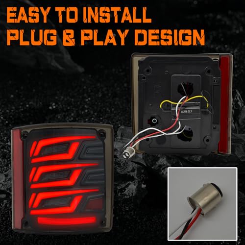 BOXLIGHT LED Tail Lights fit for 2018-2023 Honda Accord 10th&10.5th 4DR,Rear Lamps w/Dynamic Animation,Sequential Turn Signal - Image 4