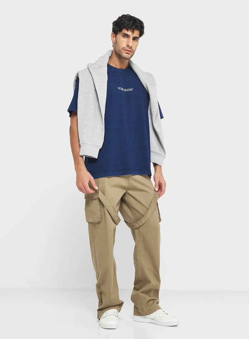 Guess Jeans Logo Crew Neck T-Shirt