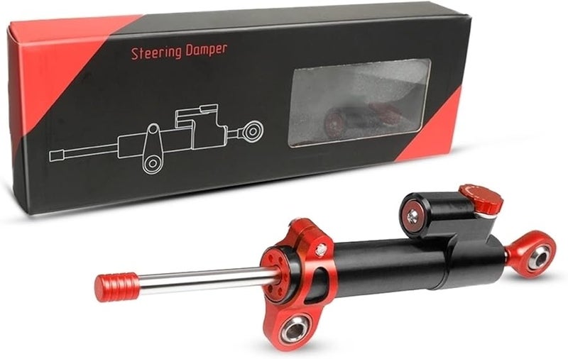 Motorcycle Adjustable Steering Stabilizer Damper For Honda CBR500R CB500F CB500X CB600F Color RD BK - Image 1