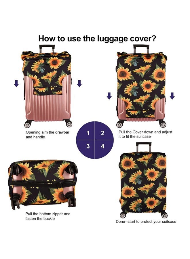 7-mi Travel Trolley Case Cover Protector Suitcase Cover 29"-30" trolley case luggage storage covers Size XL - Image 4