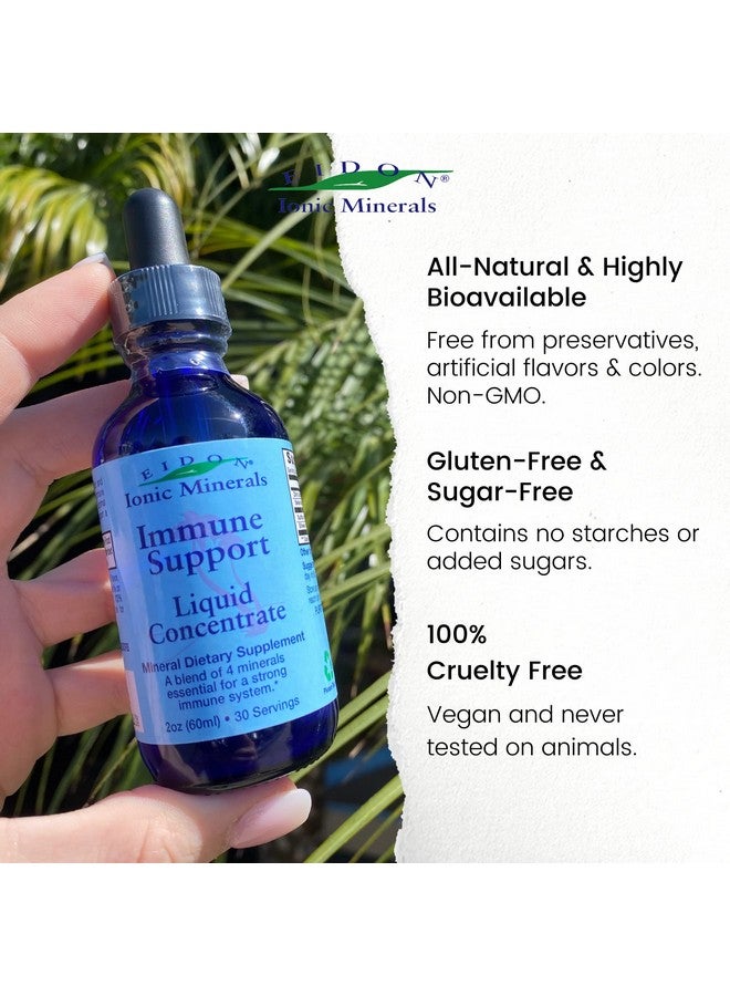 Eidon Ionic Minerals Immune Support Supplement Liquid Concentrate - Immune Booster Mineral Drops with Zinc, Selenium, Sulfur, Support & Maintain Immune System, Bioavailable, No Preservatives - 2 oz - Image 5