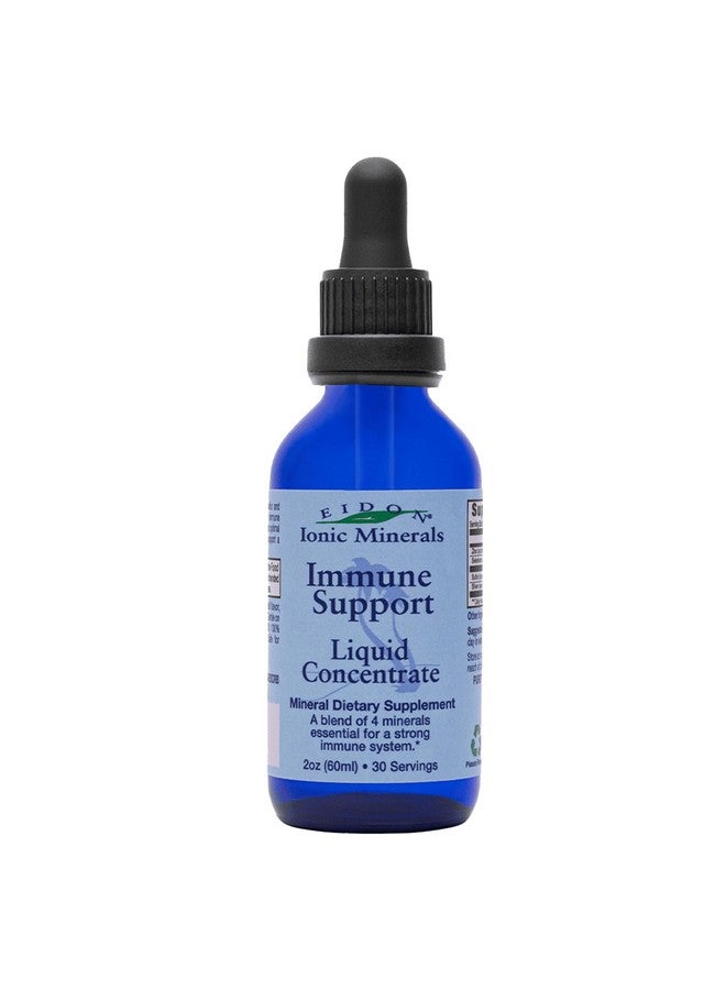 Eidon Ionic Minerals Immune Support Supplement Liquid Concentrate - Immune Booster Mineral Drops with Zinc, Selenium, Sulfur, Support & Maintain Immune System, Bioavailable, No Preservatives - 2 oz - Image 1