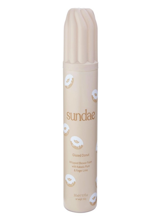 sundae Whipped Shower Foam Glazed Donut Foaming Body Wash with Kakadu Plum & Finger Lime 8.9 fl oz, 265ml - Image 1