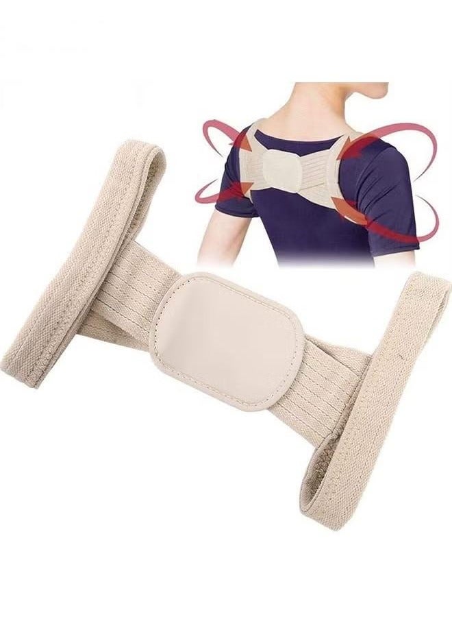 Posture Corrector, 1 Pcs Correction Belt Back Spine Support Adjustable Upper Brace for Clavicle and Providing Pain Relief Women Men, Breathable(L) - Image 4