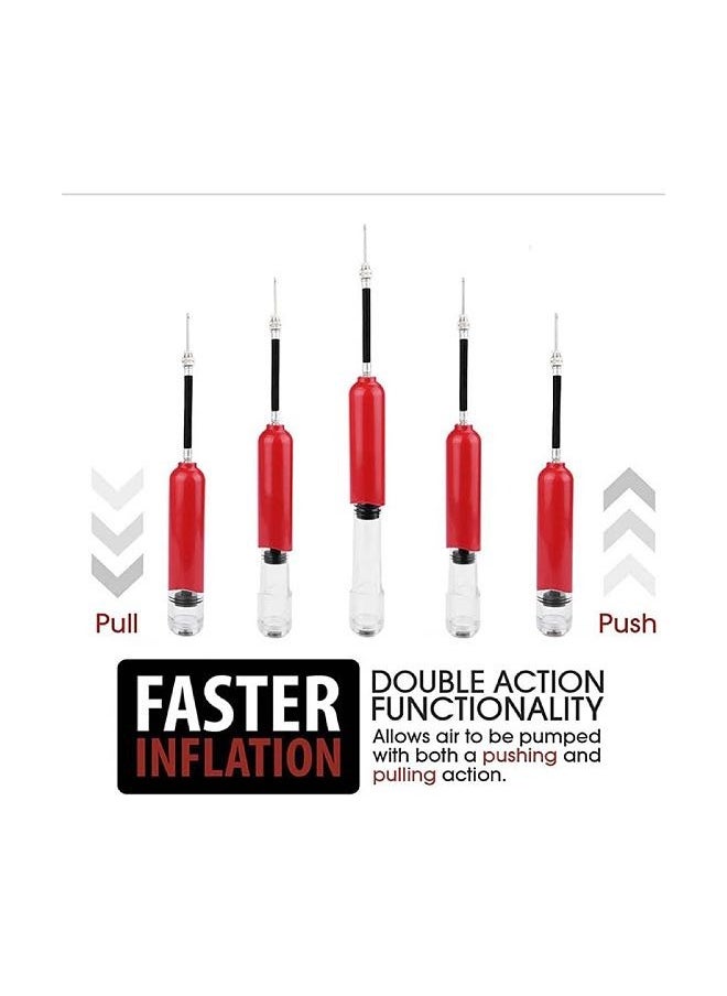 Cuken Multifunctional Basketball, Football, Volleyball, Portable Red Pump  - Image 2