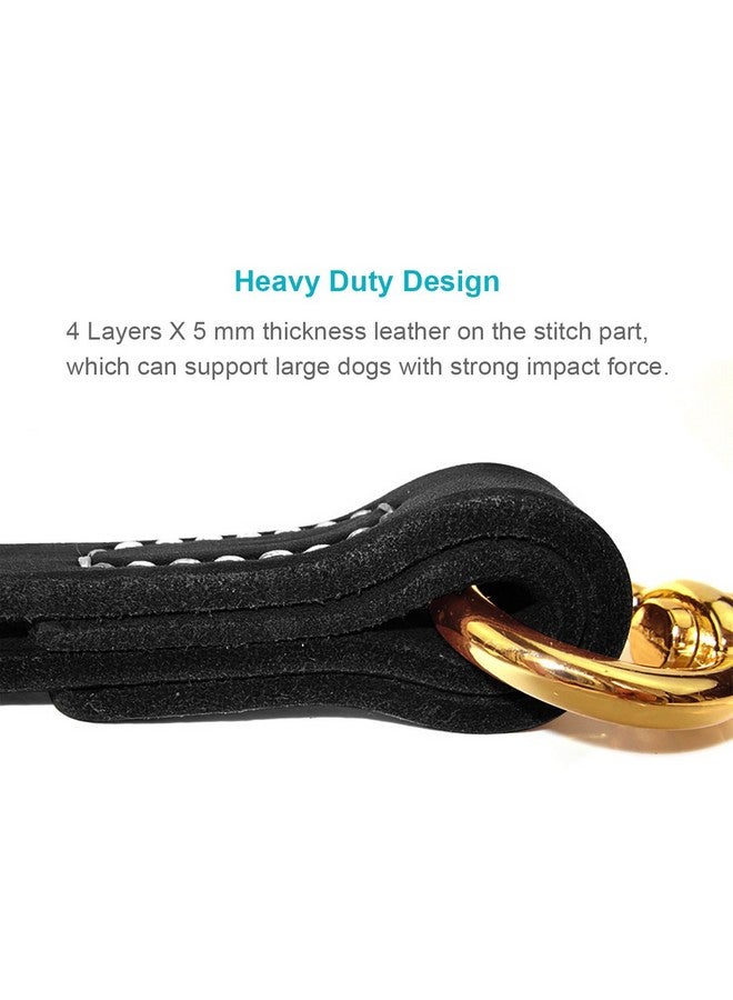 Fairwin FAIRWIN Leather Short Dog Leash 12"/16" - Short Dog Traffic Lead Leash for Large Dogs Training and Walking (Width: 3/4") - Image 2