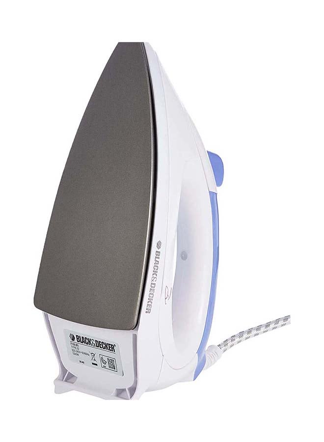 BLACK+DECKER Variable Temperature Control Dry Iron 1000 W F150-B5 Blue/White - Image 5