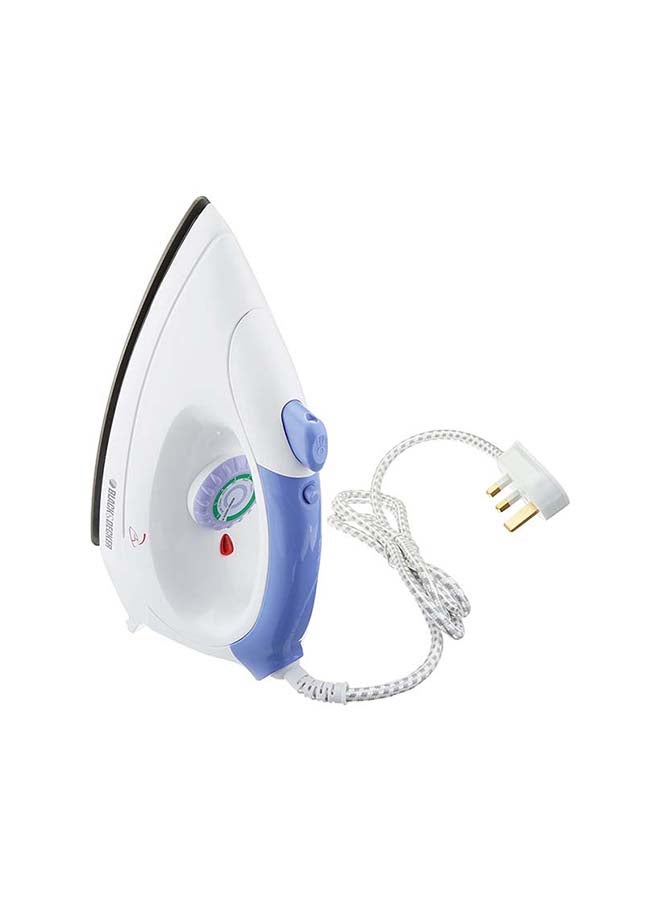 BLACK+DECKER Variable Temperature Control Dry Iron 1000 W F150-B5 Blue/White - Image 1