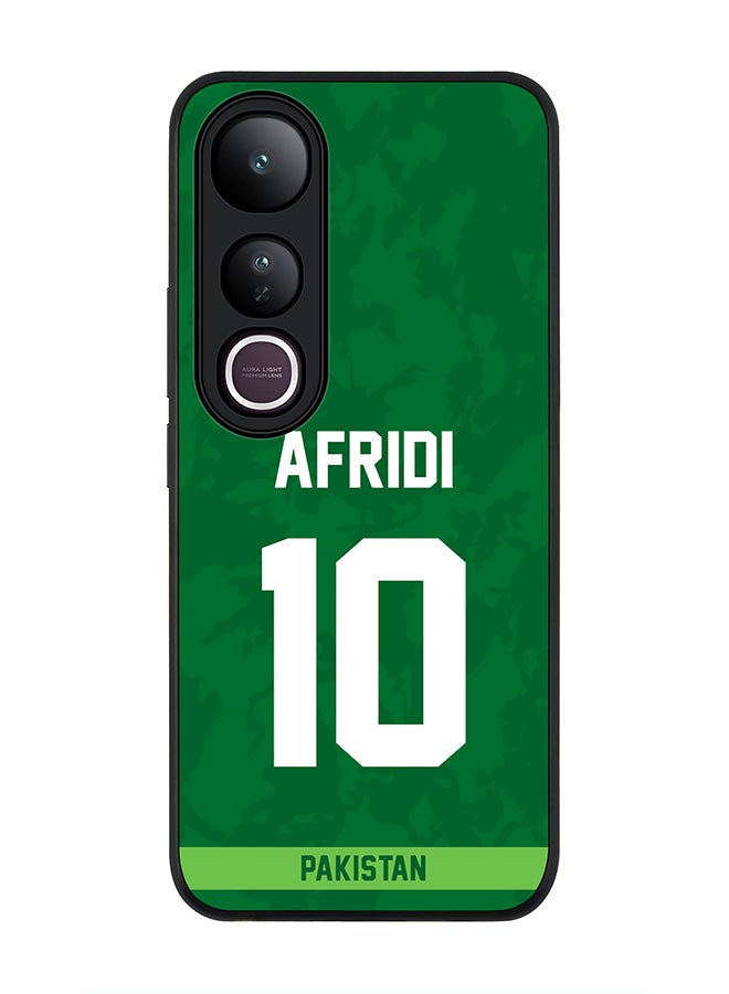 Stylizedd For vivo V50 Lite Case,Slim fit Camera Protection, Shockproof Thin Phone cover  - Pakistan AFRIDI, Jersey No 10