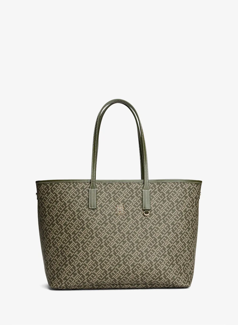 TOMMY HILFIGER Monoplay Leather Tote