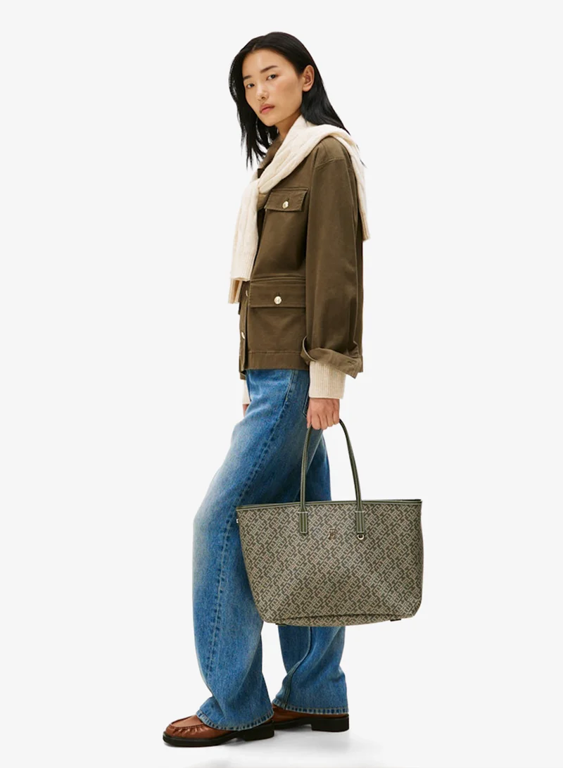 TOMMY HILFIGER Monoplay Leather Tote