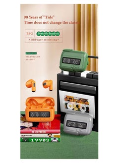 Generic 2024 New Portable Wireless Bluetooth Earphones BB Machine Unique Retro Personalized Trendy Digital Clock  - Image 3