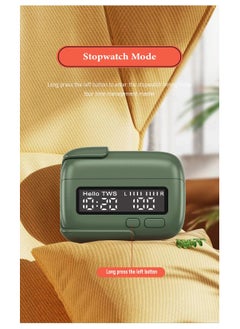 Generic 2024 New Portable Wireless Bluetooth Earphones BB Machine Unique Retro Personalized Trendy Digital Clock  - Image 5