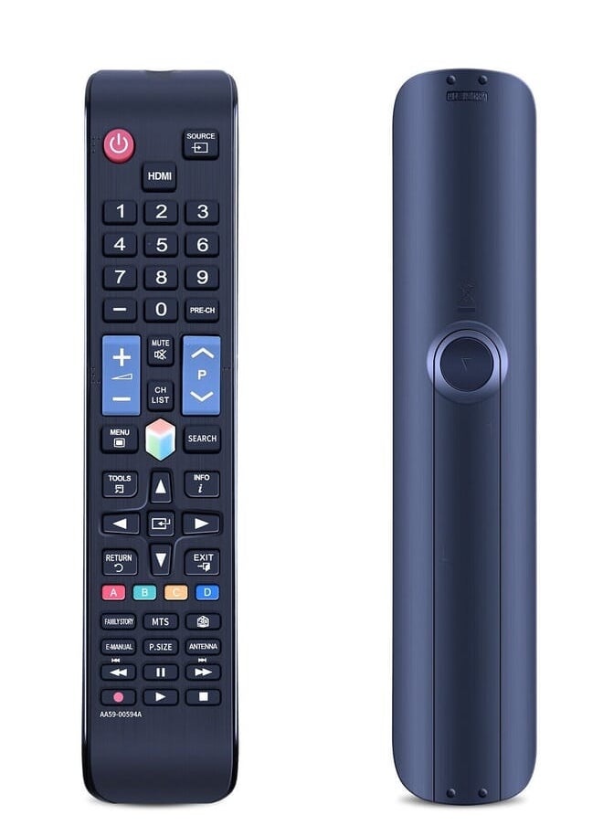BURAQ - Aa59-00594A Replacement Remote Control Fit For Samsung 3D Smart Lcd Led Hdtv Tv 50Uh5203 Un46D7000 Un55F7100 Un55D8000 Pn60F5500 Un65F7100 Un46D8000 Un46D7900 - Image 1