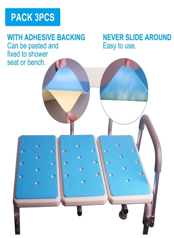 Bathtub Transfer Bench Cushion, Stickable, Slip-Resistant and Waterproof Seat Foam Soft Cushion for Shower Bench, Shower Chair, Bath Chair Pad with Adhesive Backing, Wide Shower Seat Mat - Image 4