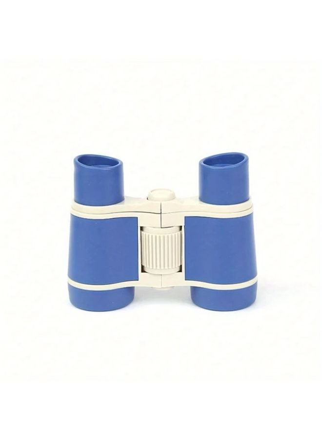 Sky Blue 4x Magnification 30mm Binoculars for Bird Watching Hunting Hiking - Image 1