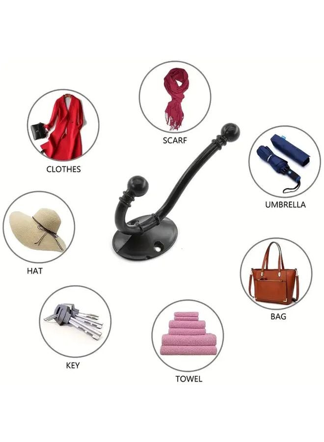 5 قطع خطافات حائط معدنية مقاومة للماء وسهلة التركيب للمعاطف المناشف المفاتيح المرآب المطبخ الحمام - Image 5