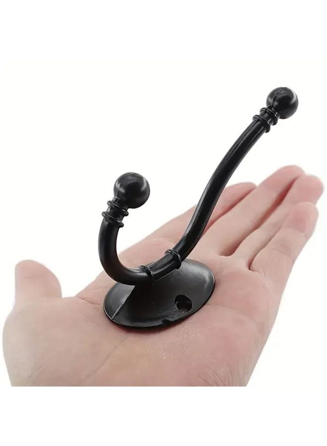 5 قطع خطافات حائط معدنية مقاومة للماء وسهلة التركيب للمعاطف المناشف المفاتيح المرآب المطبخ الحمام - Image 3