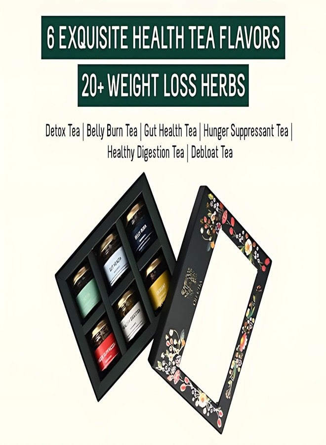 OH CHA - Rakhi Gift for Brother/Sister | Tea Gift Box with 6 Teas, Rakhi, Moli, Chawal, Personalized Note | Rakhi Gift Hamper for Bhabhi, Brother, Sister | Premium Rakshabandhan Gift | 6 Health Teas - Image 5