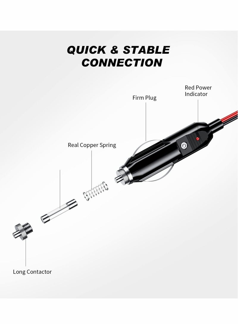 Generic 1-to-2 Car Lighter Splitter Adapter 2 Way Lighter Extension Cord  - Image 5