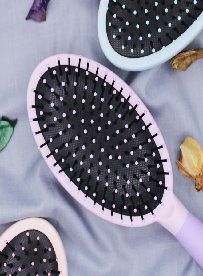 GLAN Beautiful Ultra Soft Hair Comb for Tangle Free Hairs for Adults and Kids Flexible Material Multicolor (Pack of 1) - Image 5