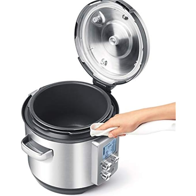 سيج جهاز Fast Slow Pro لتقليل القلي والتحمير والطهي البطيء والطهي بالضغط والبخار أو الحفاظ على الدفء إصدار الإمارات العربية المتحدة ضمان لمدة عامين من الشركة المصنعة - Image 4