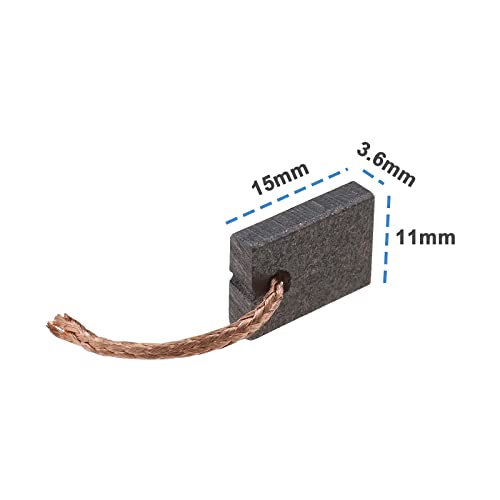 ECSiNG 4Pcs Power Tool Carbon Brushes Replacement Compatible with Dewalt DCG412 DCS373 DCS380 DCS387 DCS365 DCS391 Electric Tool Carbon Brushes - Image 3