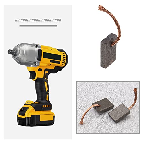 ECSiNG 4Pcs Power Tool Carbon Brushes Replacement Compatible with Dewalt DCG412 DCS373 DCS380 DCS387 DCS365 DCS391 Electric Tool Carbon Brushes - Image 4