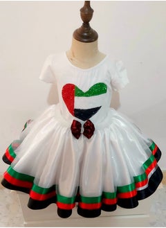Daddy's Angel UAE National Day Flag Day Dress T-shirt For Girls  - Image 2