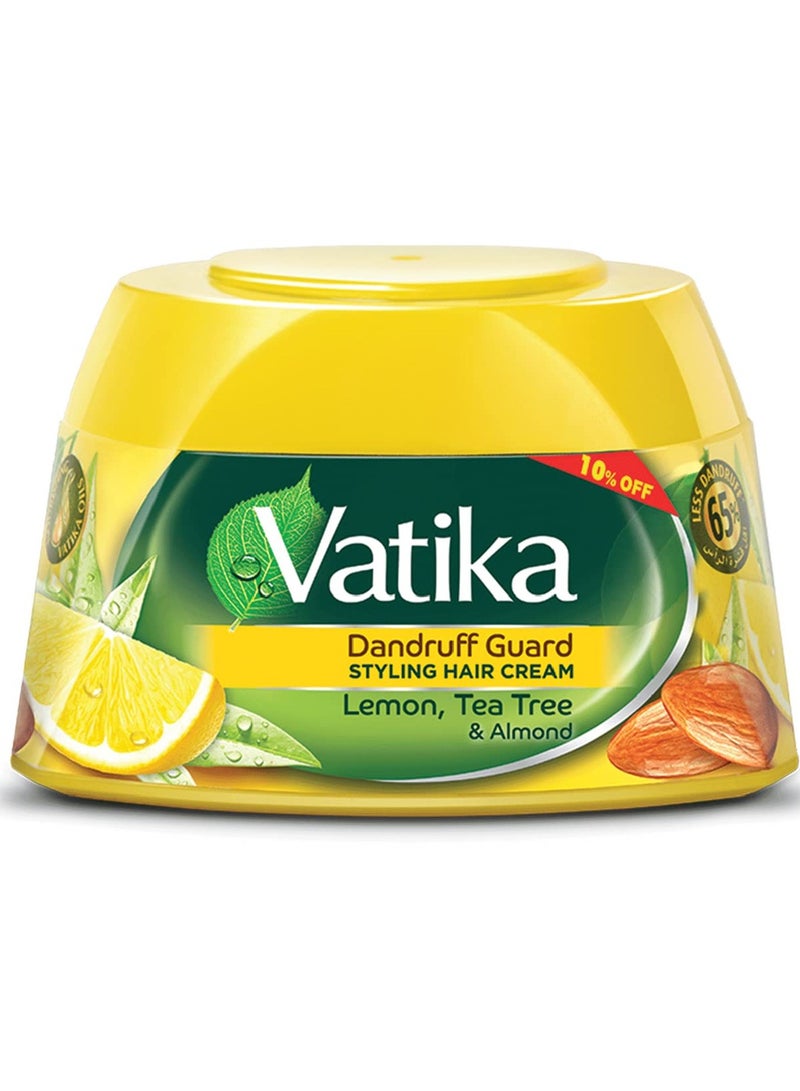 كريم تصفيف الشعر فاتيكا ناتشورالز المضاد للقشرة (190 مل) + خصم 10% | مستخلصات طبيعية من الليمون وشجرة الشاي واللوز مع زيوت فاتيكا المغذية