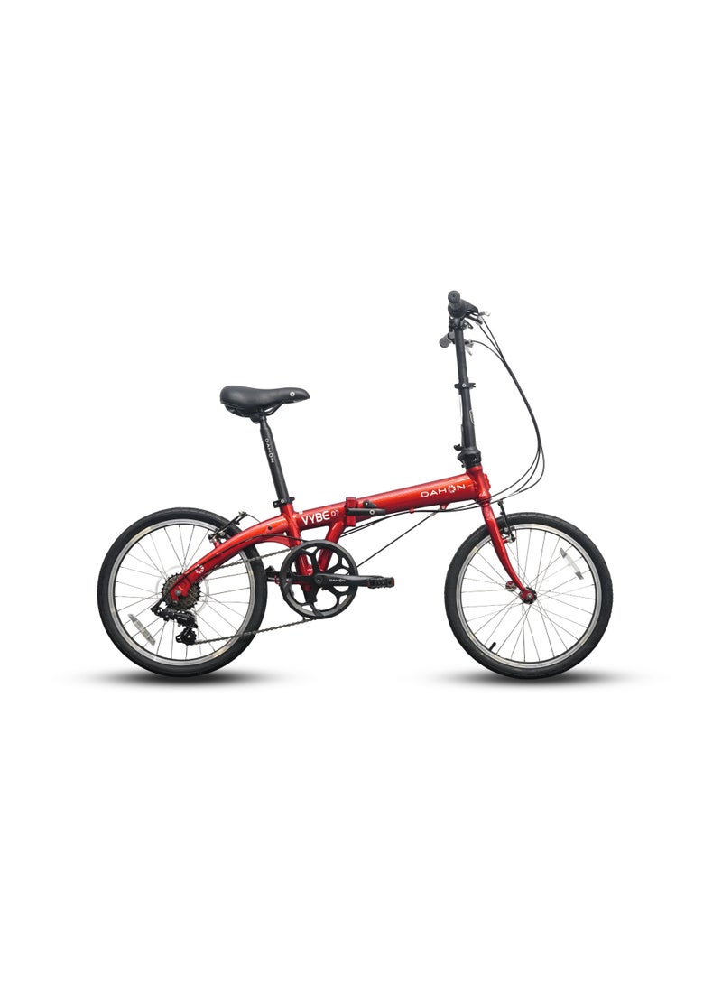 Dahon Folding bike Dahon Vybe D7 20'' Red - Image 1