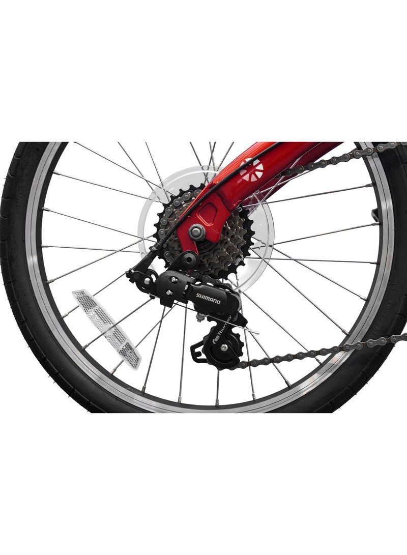 Dahon Folding bike Dahon Vybe D7 20'' Red - Image 4