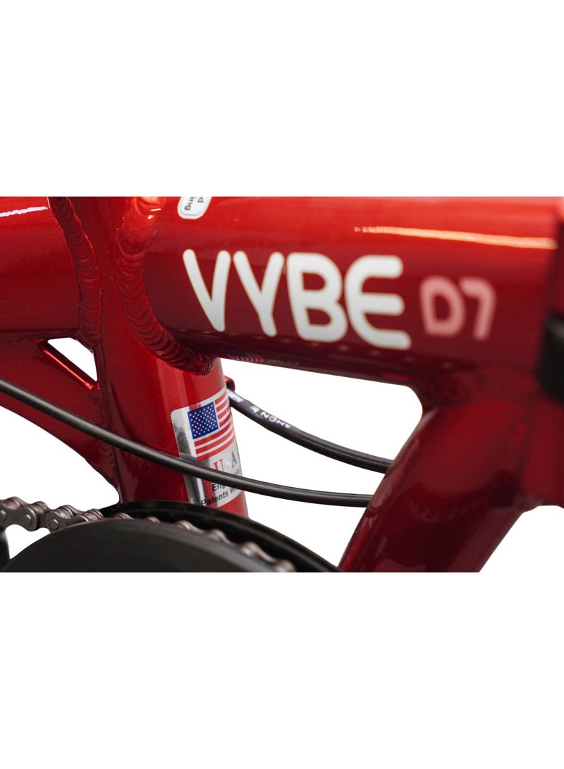 Dahon Folding bike Dahon Vybe D7 20'' Red - Image 5