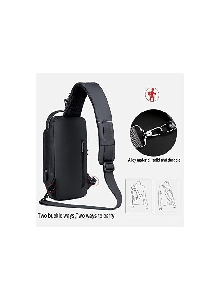 بيتشو حقيبة كروس مضادة للسرقة، حقيبة ظهر للكتف - Image 3