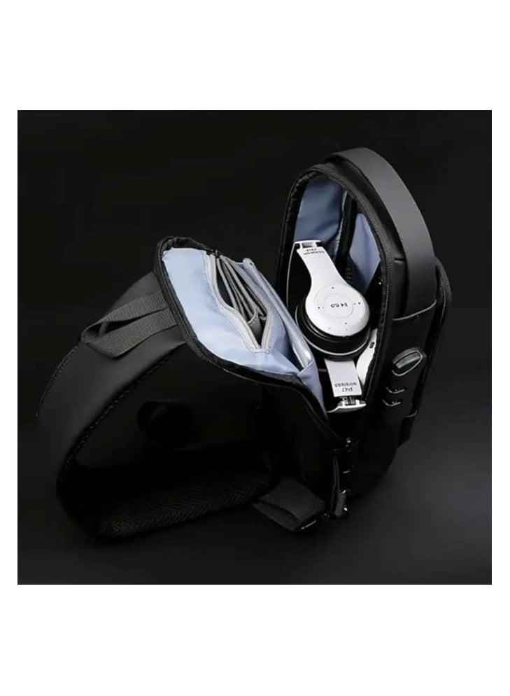 بيتشو حقيبة كروس مضادة للسرقة، حقيبة ظهر للكتف - Image 4