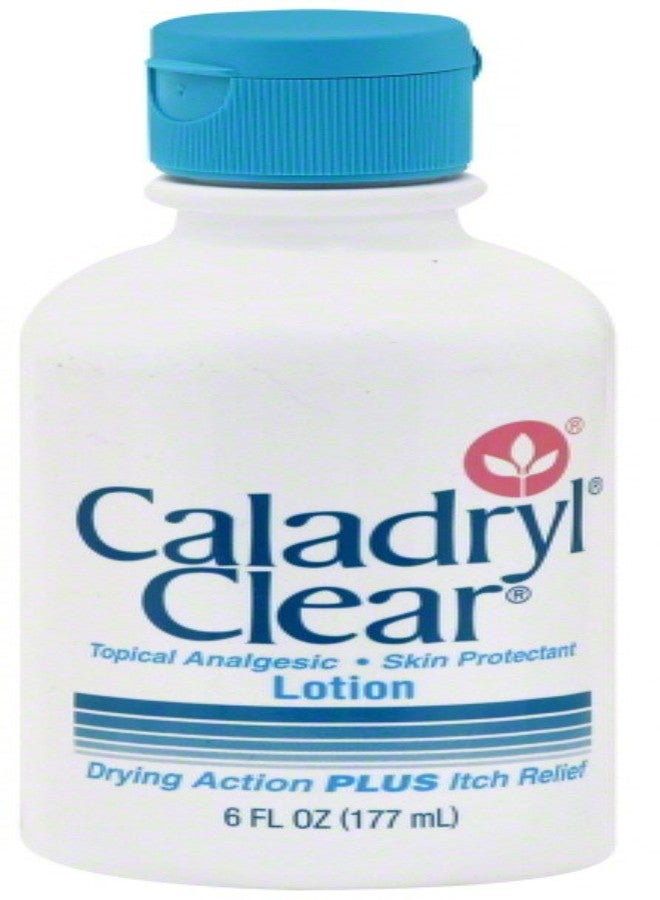 Caladryl Clear Skin Protectant Lotion 6 oz (Pack of 6)
