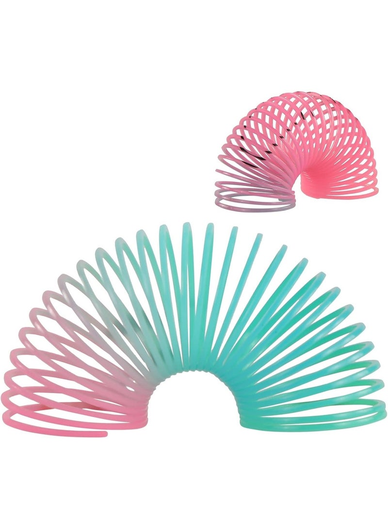 UV Enterprises 30 Pack Rainbow Magic Spring Fidget Toys, Mini Colorful Coil Springs Bulk Party Favors, Sensory Stress Relief Toys for Kids, Birthday Goodie Bags, Carnival Prizes, Classroom Rewards - Image 4