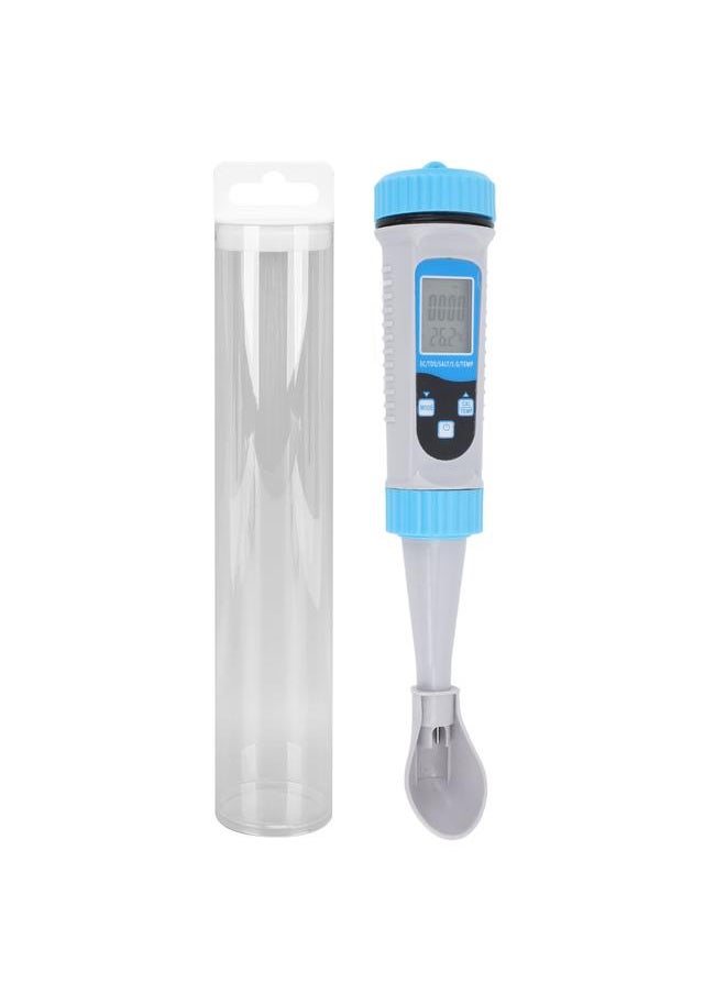 Thoraya 5 in 1 Water Quality Tester Bluetooth Backlight Digital EC SALT SG TEMP TDS Meter Water Tester for Home Hotel  - Image 1
