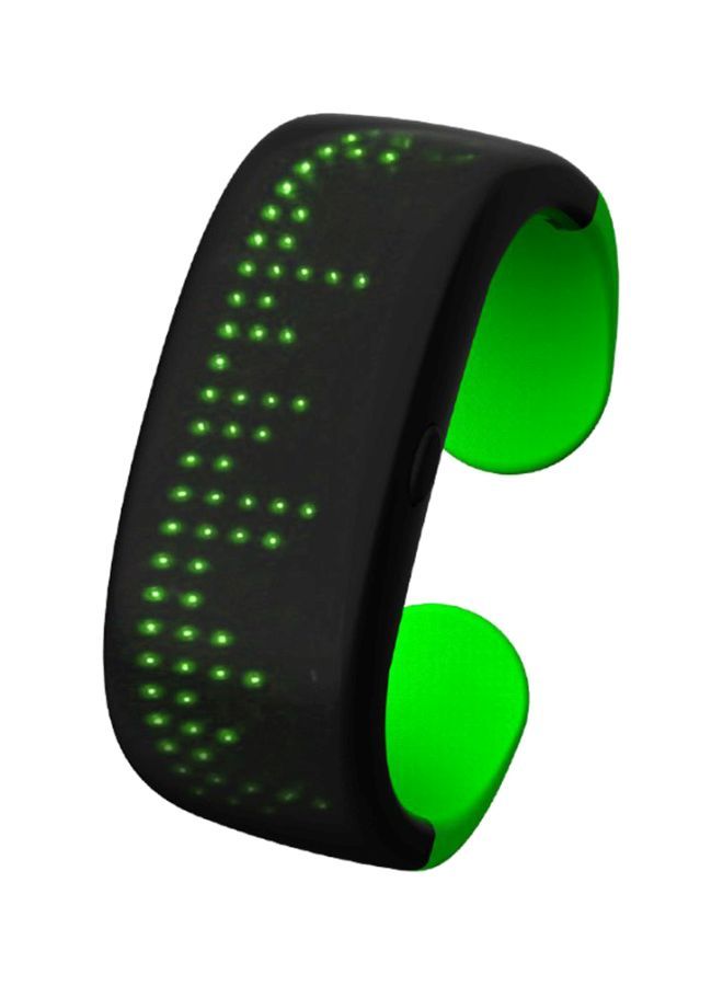 NIBEMINENT LED Display Bracelet Green/Black 