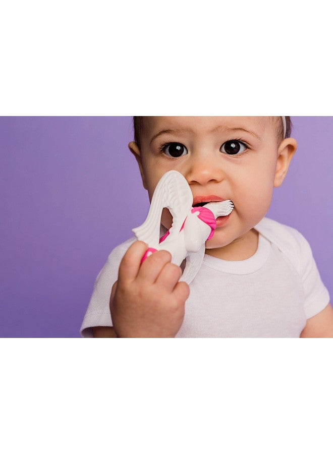 Baby Banana Baby Banana - Magical Unicorn Toothbrush , Training Teether Tooth Brush for Infant, Baby, and Toddler  - Image 3