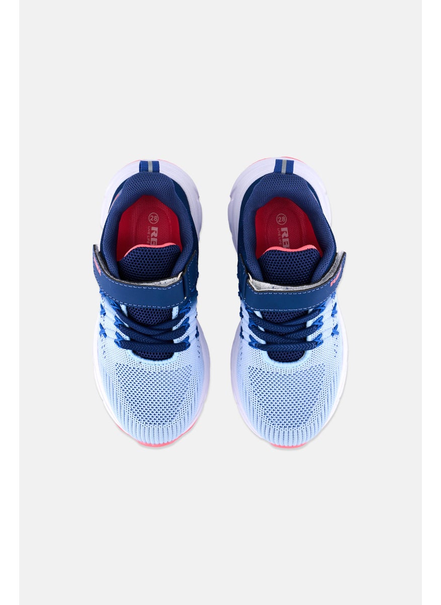 RBX - Kids Girl Velcro Closure Outdoor Shoe, Blue Combo - Image 1