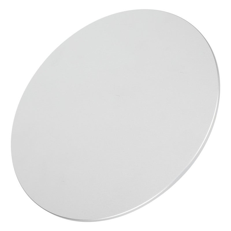 Aluminum Monitor Base 8.5in Silver - 360 Degree Rotation Stand Non-Slip Silicone Base for Home Office Desk Organization Computer Tablets Phones - Image 2