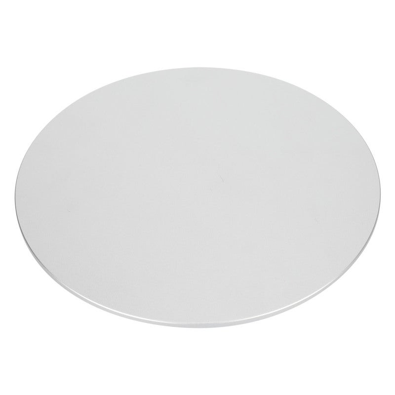 Aluminum Monitor Base 8.5in Silver - 360 Degree Rotation Stand Non-Slip Silicone Base for Home Office Desk Organization Computer Tablets Phones - Image 1