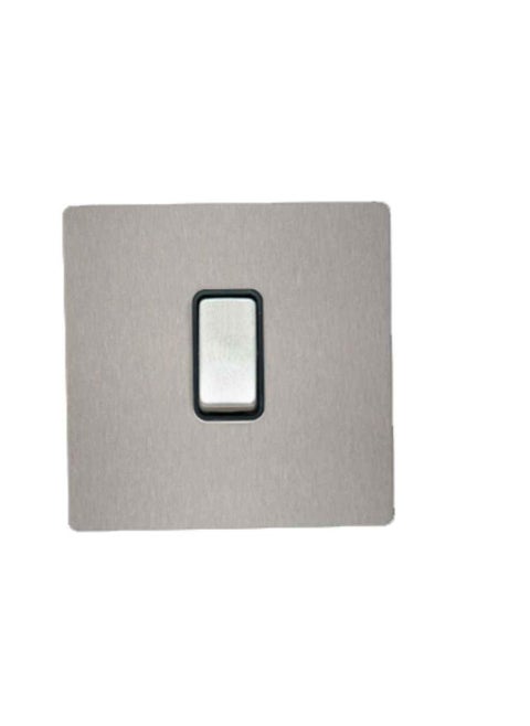 RR 10 Amp, 1 Gang 2 way switch, Brushed SS finish VN6613M-B-BSS